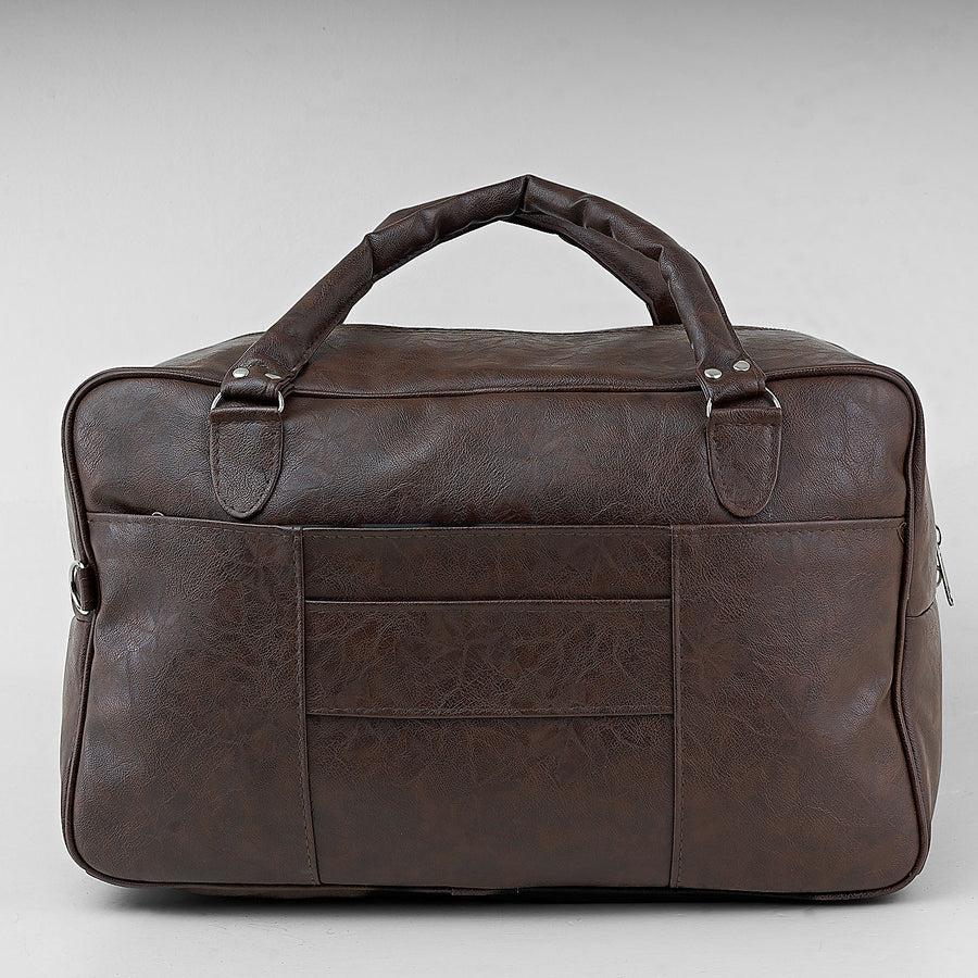 Denri | Taji Travel Bag | Minimalist Wide-Body Duffle | Detachable Strap, Luggage Pass-Through & Multiple Pockets