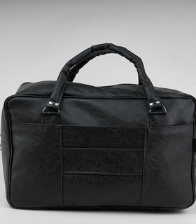 Denri | Taji Travel Bag | Minimalist Wide-Body Duffle | Detachable Strap, Luggage Pass-Through & Multiple Pockets