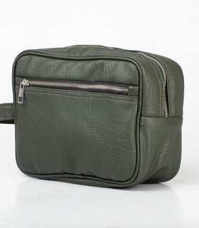 Denri Wash Bag | Water-Resistant Material, Zip Compartments & Hanging Loop