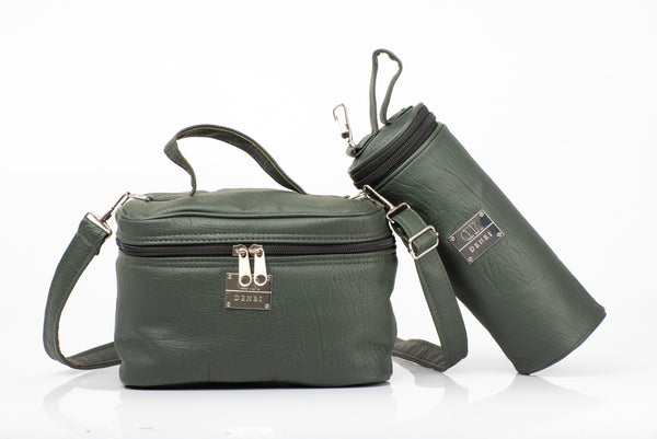 Denri Lunch Set Bag | Insulated, Removable Containers & Zip Closure