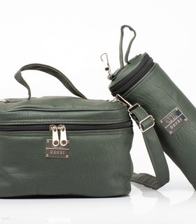 Denri Lunch Set Bag | Insulated, Removable Containers & Zip Closure