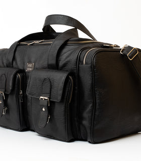 Denri Sarai Travel Bag | PU Leather Carry-On & Shoe-Pouch Travel Bag | Waterproof