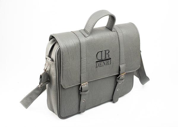 Denri Briefcase Bag |  Zip Main Compartment, Inner Lined Pocket & Detachable Strap