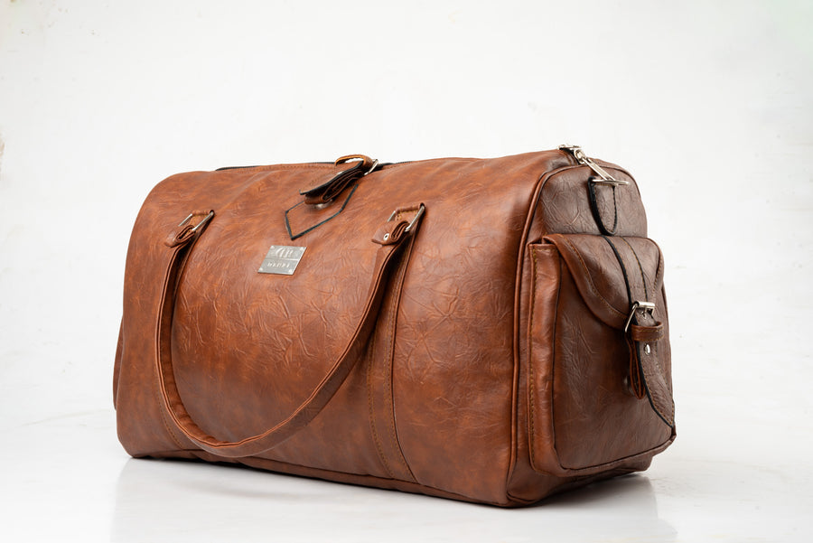 Denri Travolta | Travel Duffel Bag | Weather-resistant, Detachable strap & lockable zippers