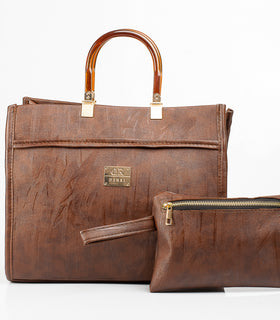 Denri Lola Handbag | Internal pockets Tote | Fits up to 13" Laptop