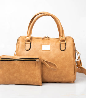 Denri Marley Handbag | Matching Mini Purse | Ergonomic Handles & Detachable Strap