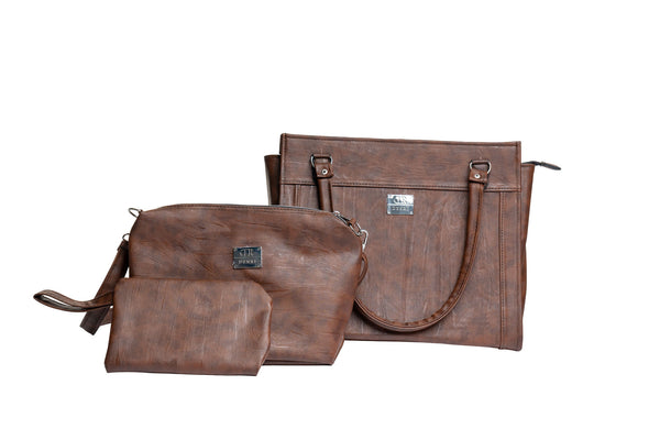 Denri Elyse 3-in-1 Handbag | Spacious interior, Multi pocketed, Durable construction