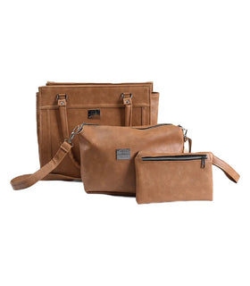 Denri Elyse 3-in-1 Handbag | Spacious interior, Multi pocketed, Durable construction