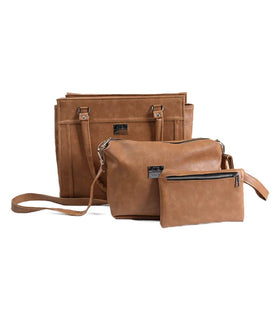 Denri Elyse 3-in-1 Handbag | Spacious interior, Multi pocketed, Durable construction