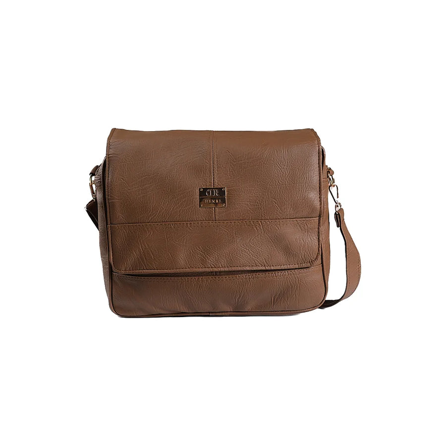 Denri Fayola Messenger Bag | Superior Leather, Laptop Compartment & Multiple Pockets