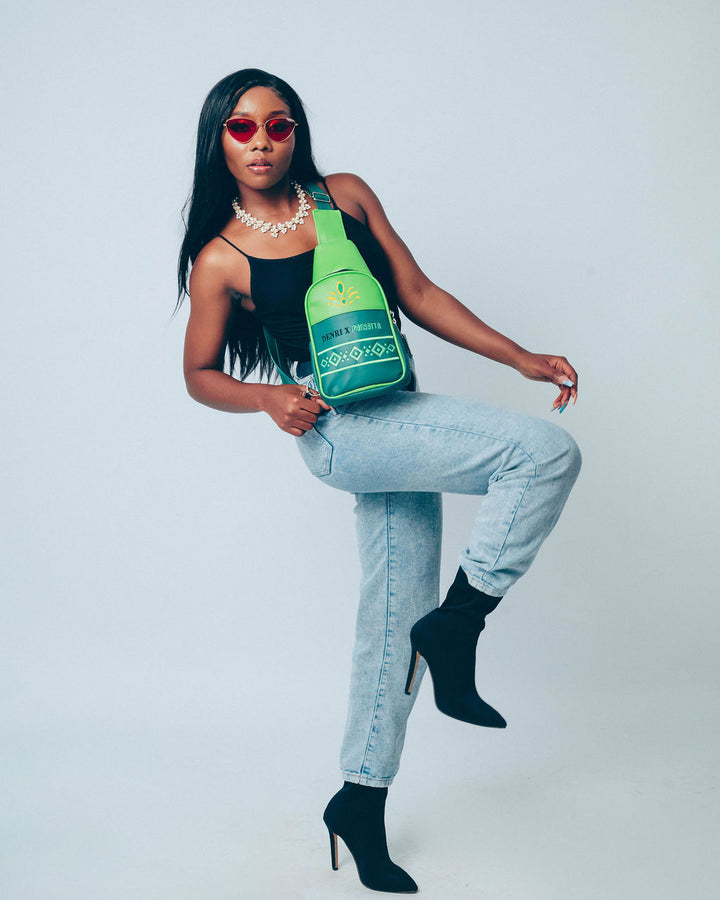 Denri x Manyatta Crossbody Bag | Chest / Crossbody Bag | Urban Travel & Daily Carry | Slim Profile, Ambidextrous Strap & 2 Internal Pockets | Limited-Edition Collaboration