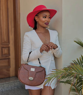 Denri Celine Sling Bag | Premium Leather, Inner Zipped Pocket & Detachable Strap
