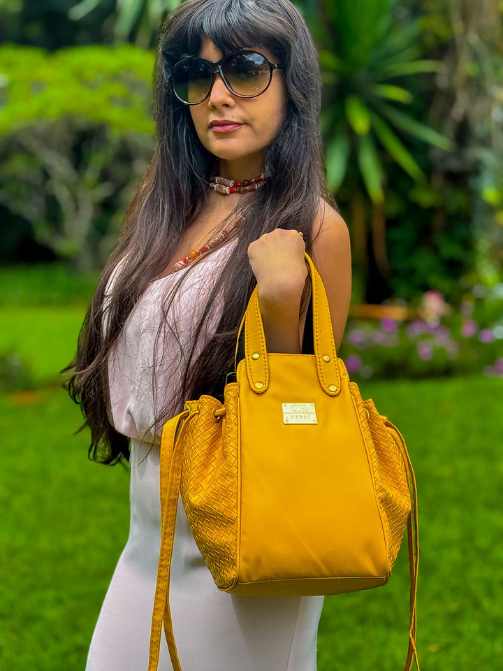 Denri Skye | Statement Evening Handbag | Special Events | Textured Vegan Leather, Hidden Press-Button Closure | Chic & Featherlight