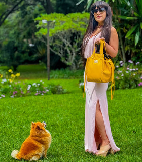 Denri Skye Handbag | Vegan Leather, Hidden Press-Button Closure | Chic & Featherlight