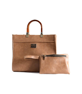 Denri Lola Handbag | Internal pockets Tote | Fits up to 13" Laptop