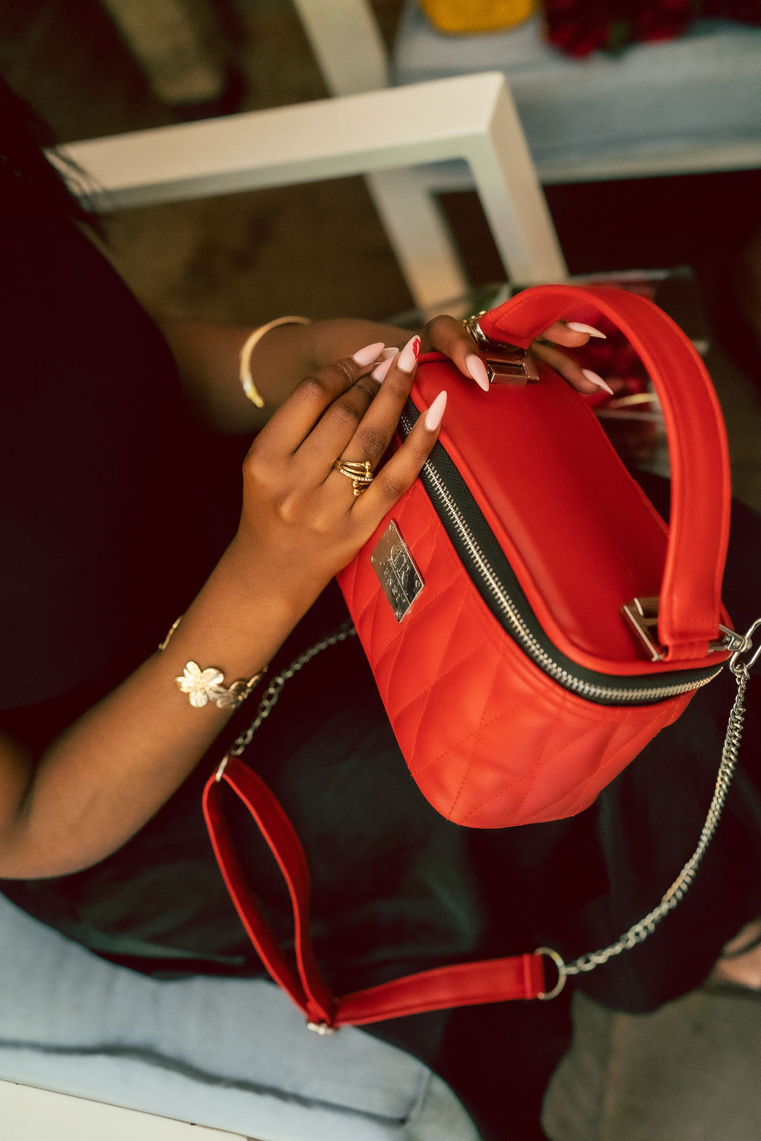 Denri Amora Cute Mini Handbag for Women – Stylish Valentine's Gift, Date Night & Brunch Outfit Ladies Bag (Free Gift Bag Included)