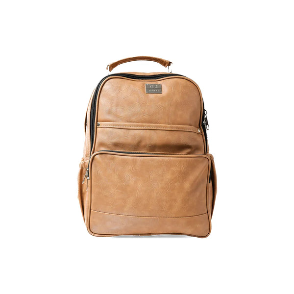 Denri Remi Leather Laptop Backpack, classy design laptop bag, fit's up to 16-inch laptop