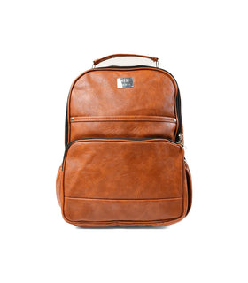 Denri Remi Leather Laptop Backpack, classy design laptop bag, fit's up to 16-inch laptop