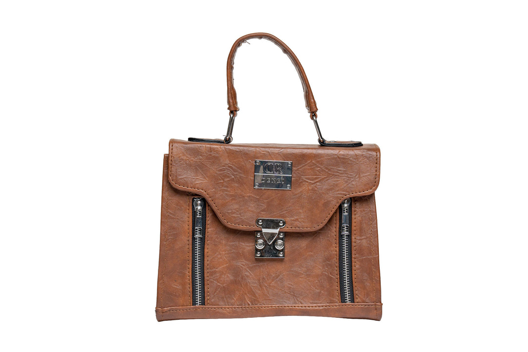 Denri Karina | Mini Structured Handbag | Events, Office & Everyday | Premium Finish, Ergonomic Handles & Adjustable Strap | Compact, Luxe Statement