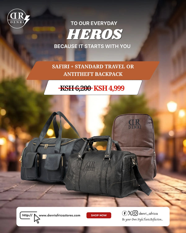 Safiri Travel + Standard Travel or Antitheft Backpack