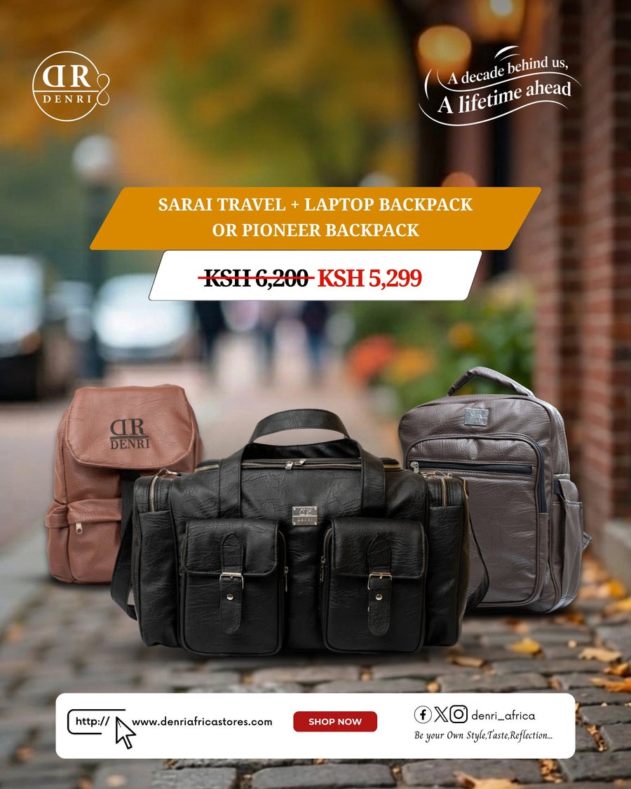 Sarai Travel + Laptop Backpack or Pioneer Backpack