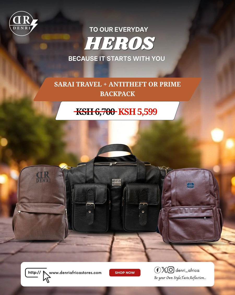 Sarai Travel + Antitheft Backpack or Prime Backpack