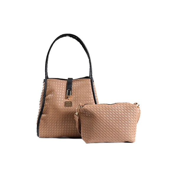 Denri Sierra Handbag | Kikapu-Style Tote | 4 Zipped Compartments, Metal Lock & Sling