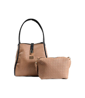 Denri Sierra Handbag | Kikapu-Style Tote | 4 Zipped Compartments, Metal Lock & Sling