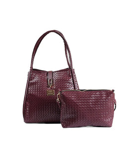 Denri Sierra Handbag | Kikapu-Style Tote | 4 Zipped Compartments, Metal Lock & Sling