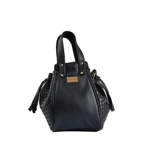 Denri Skye Handbag | Vegan Leather, Hidden Press-Button Closure | Chic & Featherlight