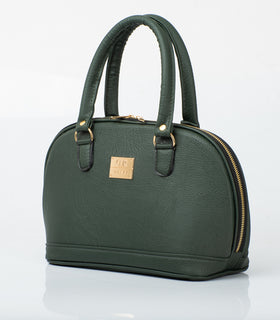 Denri Oval Handbag | Lightweight, Firm Handle, 2 Internal Pockets, Quality Leather
