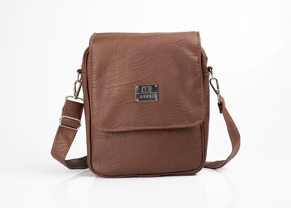 Denri Luna Man Bag | Internal & External Pockets, Adjustable Strap | Minimalist Design