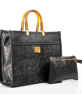 Denri Lola Handbag | Internal pockets Tote | Fits up to 13" Laptop
