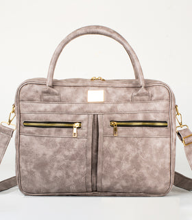 Denri Satchel Laptop Bag | Laptop Sleeve, Multi-Pocket Design & Snap Closure