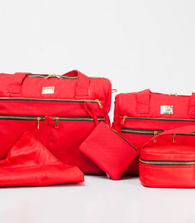 Denri Pattern Baby Bag | Stylish, Waterproof Exterior & Multi-Pocket Design