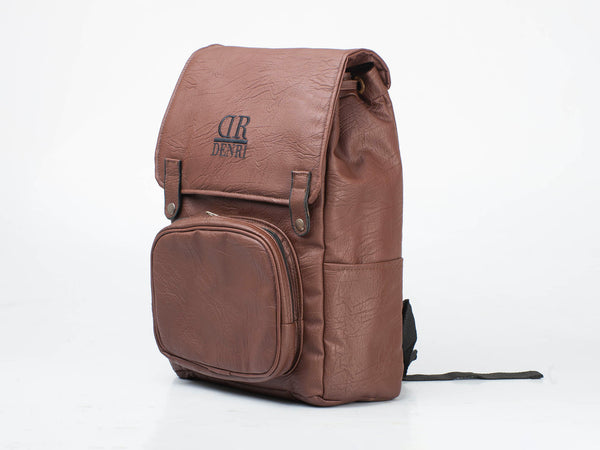 Denri Double Press Laptop Backpack | Water Resistant, Fits  17" laptop, Multiple pockets
