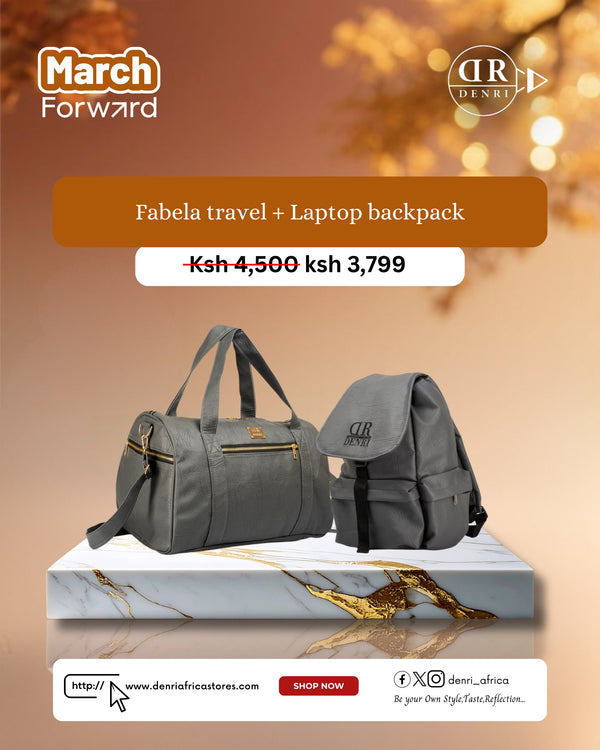 Denri Fabela Travel + Laptop Backpack