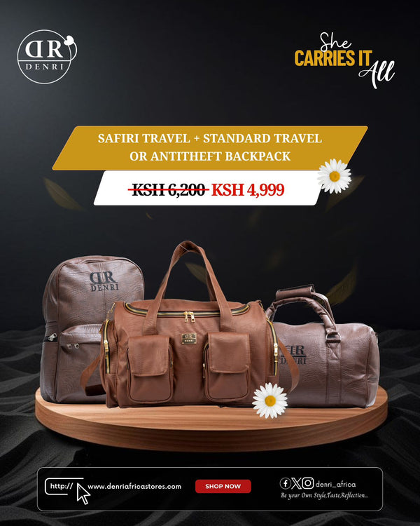Safiri Travel + Standard Travel or Antitheft Backpack