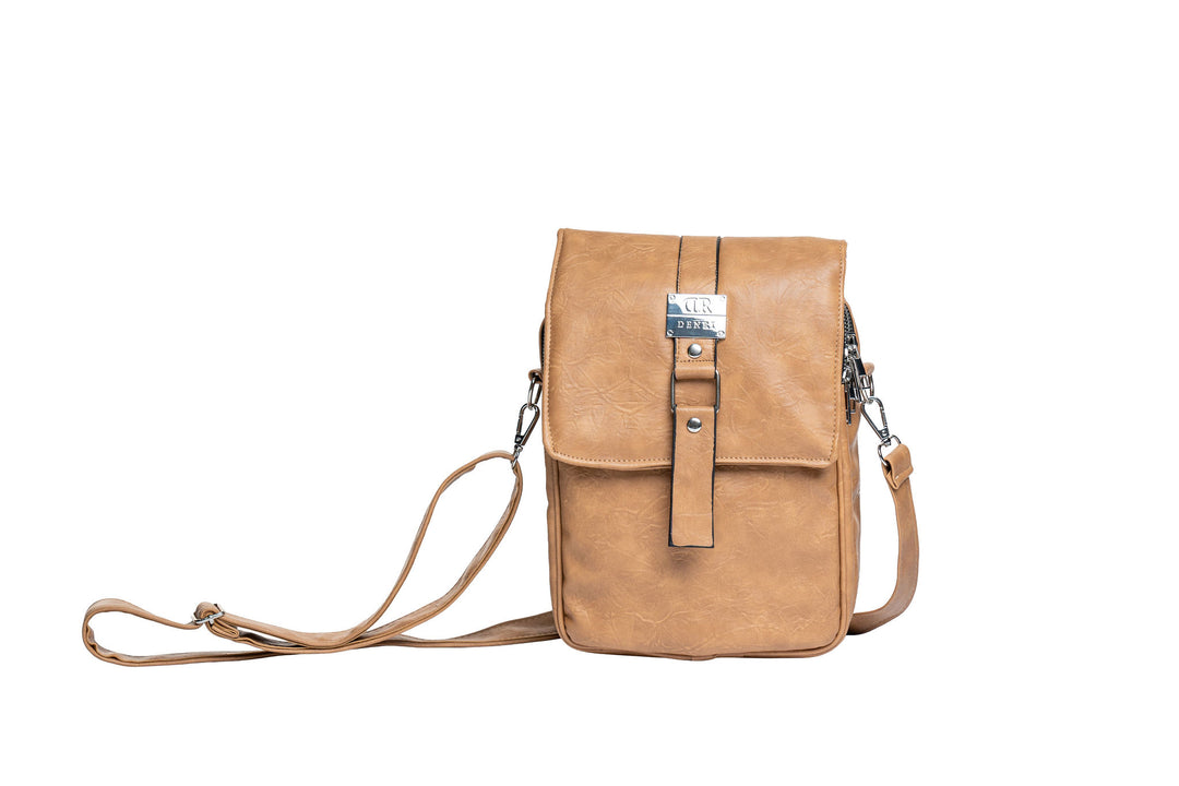 Denri Zane Man Bag | Men’s Sling Bag | Everyday & Urban Carry | Premium Material, 3 External Zip Pockets & Adjustable Strap | Bold, Functional Accessory