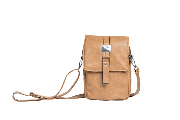 Denri Zane Man Bag | Men’s Sling Bag | Everyday & Urban Carry | Premium Material, 3 External Zip Pockets & Adjustable Strap | Bold, Functional Accessory