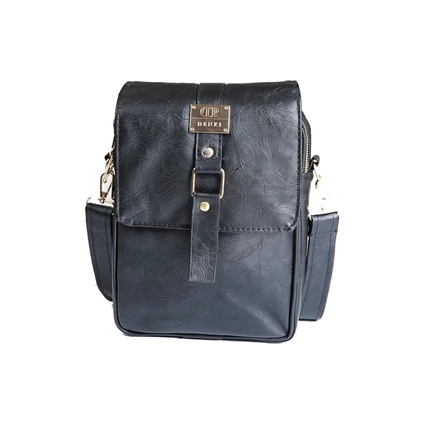Denri Zane Man Bag | Premium Material, 3 External Zip Pockets & Adjustable Strap