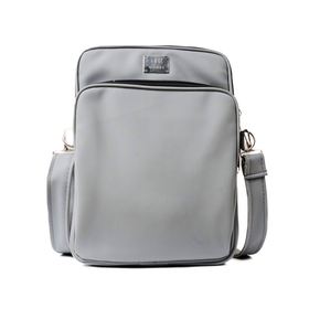 Denri Zula Man Bag | Faux Leather Crossbody Sling | Fits 14" Laptop, Detachable Strap & Document Sleeve