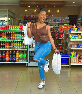 Denri Waist Belt Bag | Adjustable Waist Strap, Multiple pockets, Spacious