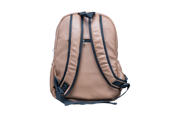 Denri Africa's Prime Men's Beige Laptop Backpack with hidden back pocket