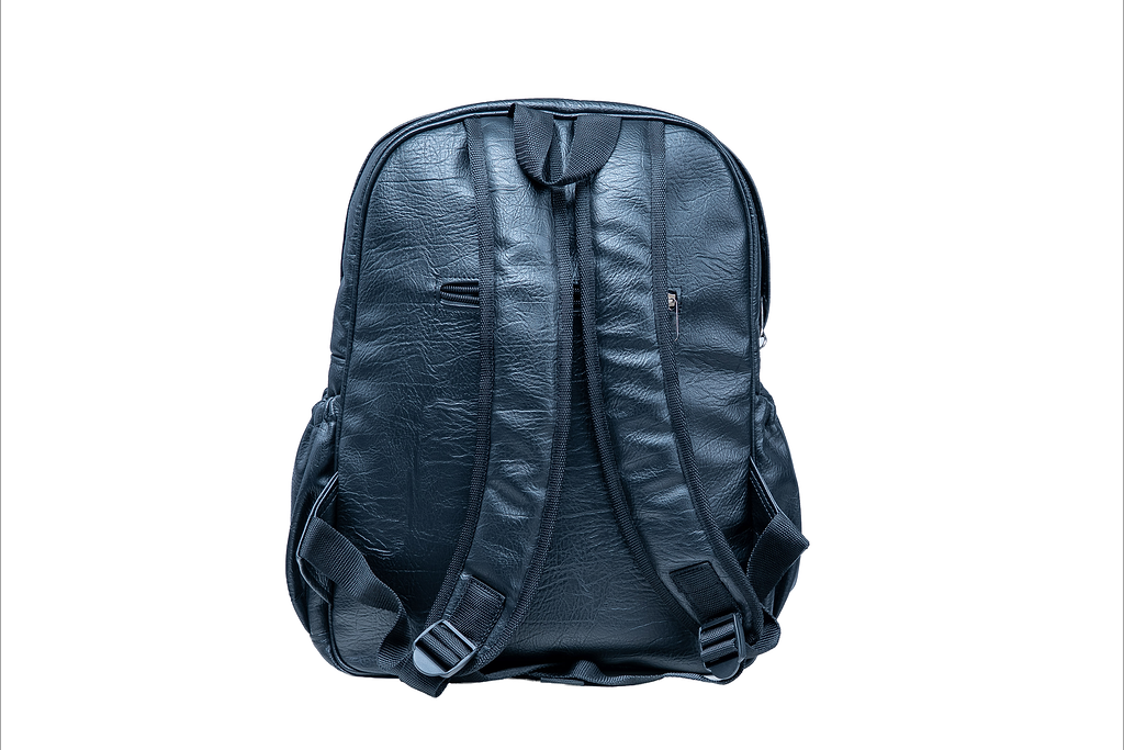Denri Africa's Prime Men's Black Laptop Backpack with padded straps
