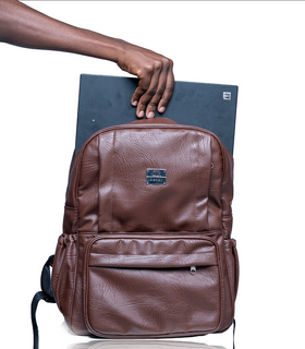 Denri Africa's Brown Prime Men's leather backpack
