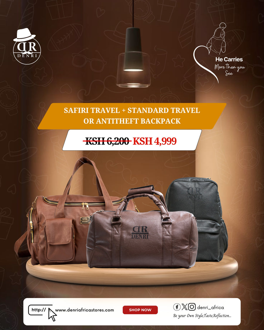 Safiri Travel+ Standard Travel or Antitheft Backpack