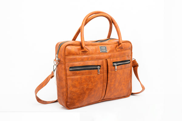 Denri Satchel Laptop Bag | Laptop Sleeve, Multi-Pocket Design & Snap Closure