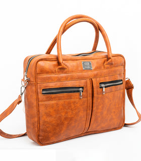 Denri Satchel Laptop Bag | Laptop Sleeve, Multi-Pocket Design & Snap Closure