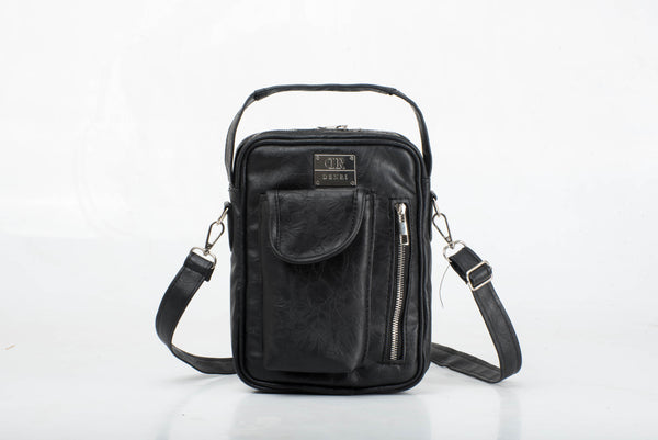 Denri Mini Man Bag | Compact Crossbody Sling | Internal & External Pockets